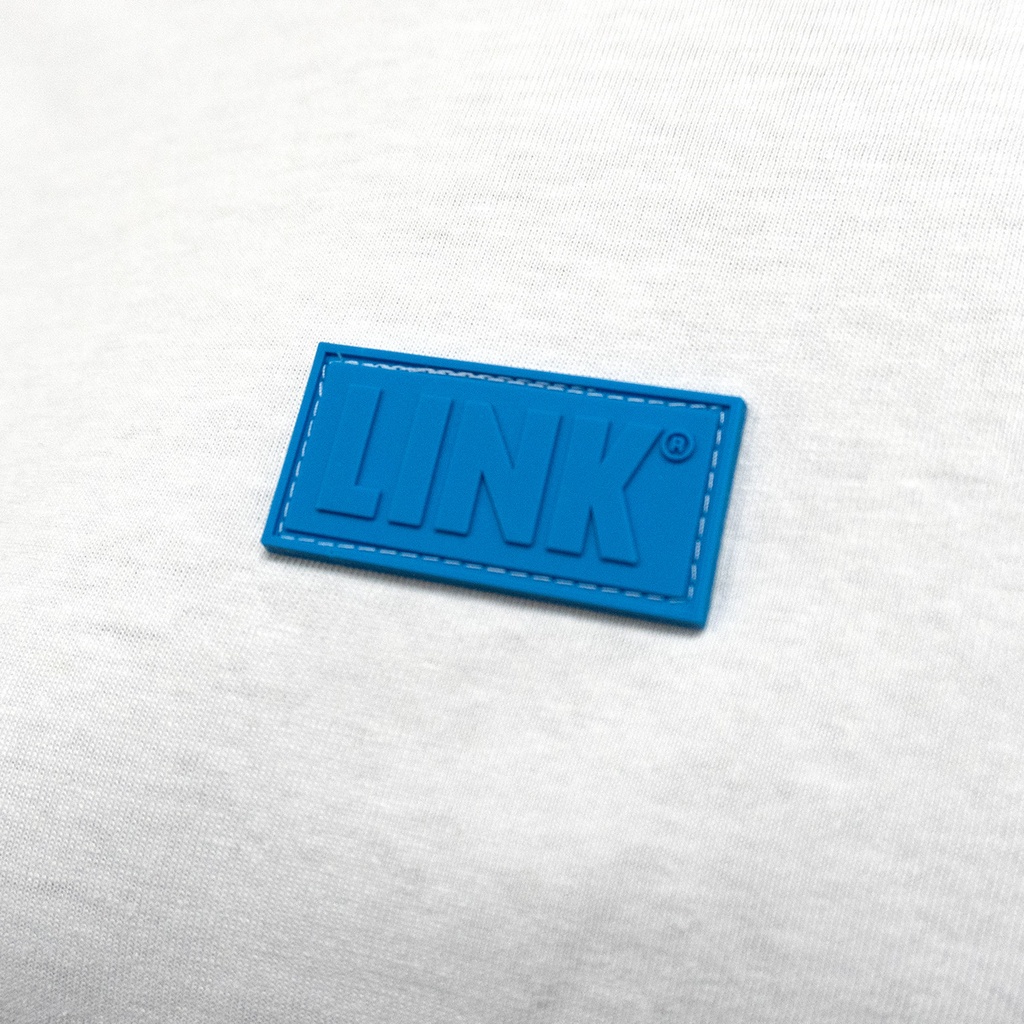 T-Shirt weiß mit Patch LINK