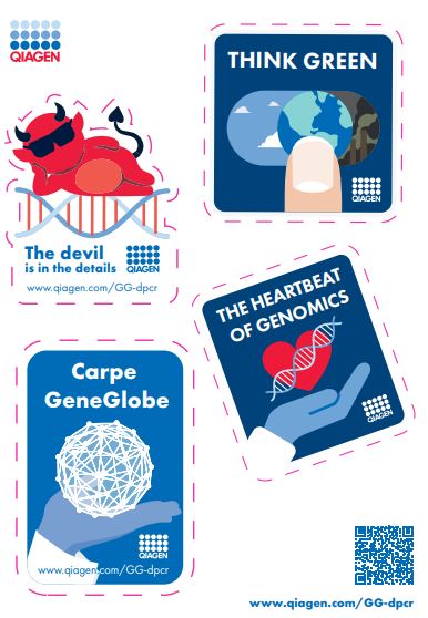 GeneGlobe Sticker Sheets (QPRO-18832)