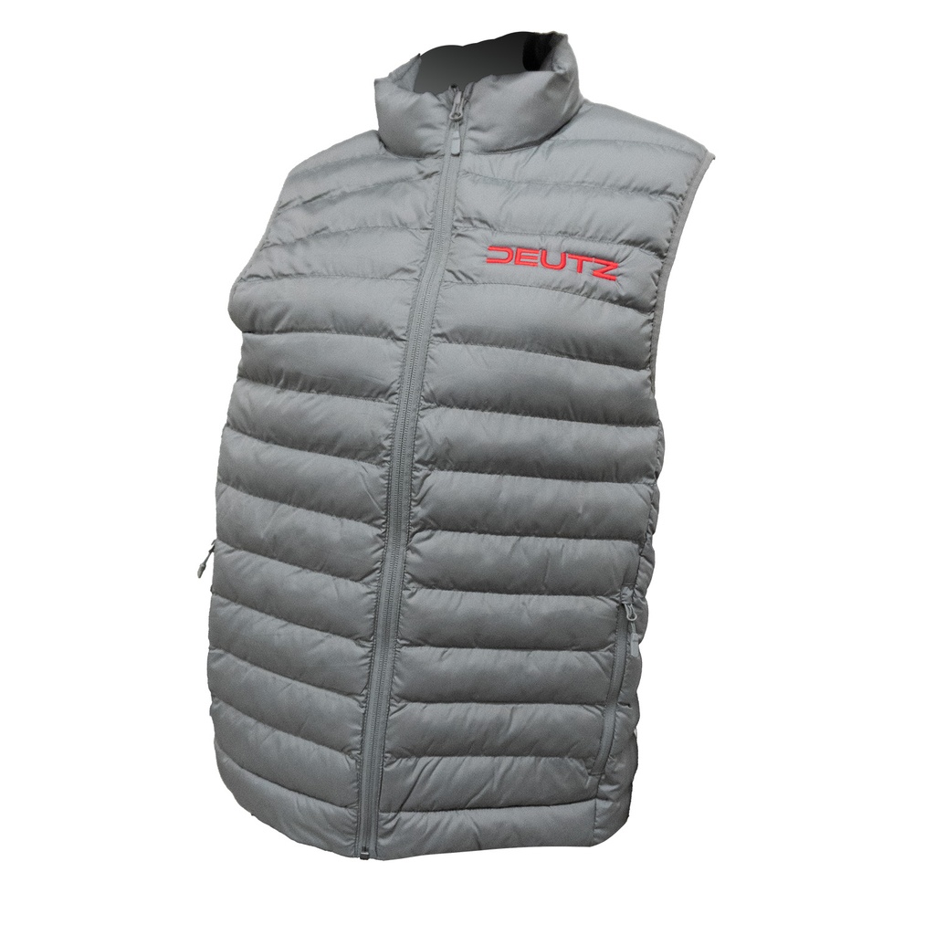 IQONIQ Meru Herren Bodywarmer aus recyceltem Polyester in Grau