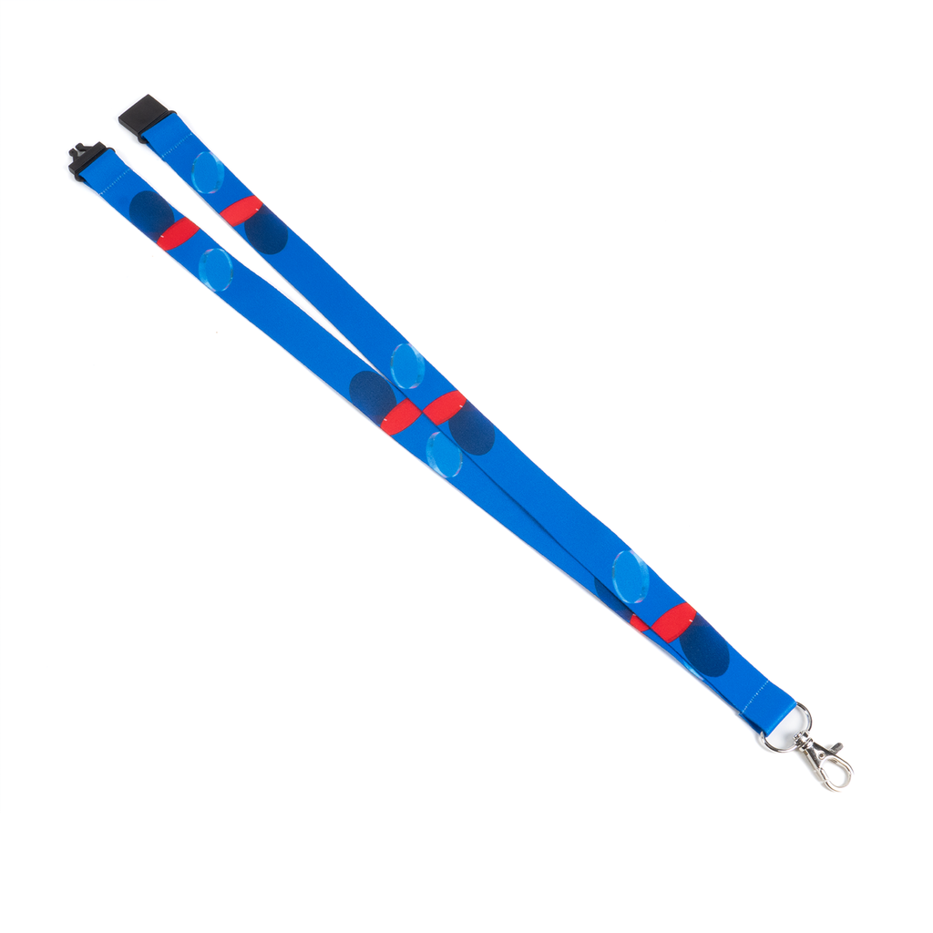 GIVE_blue_lanyard_with_safety_clip