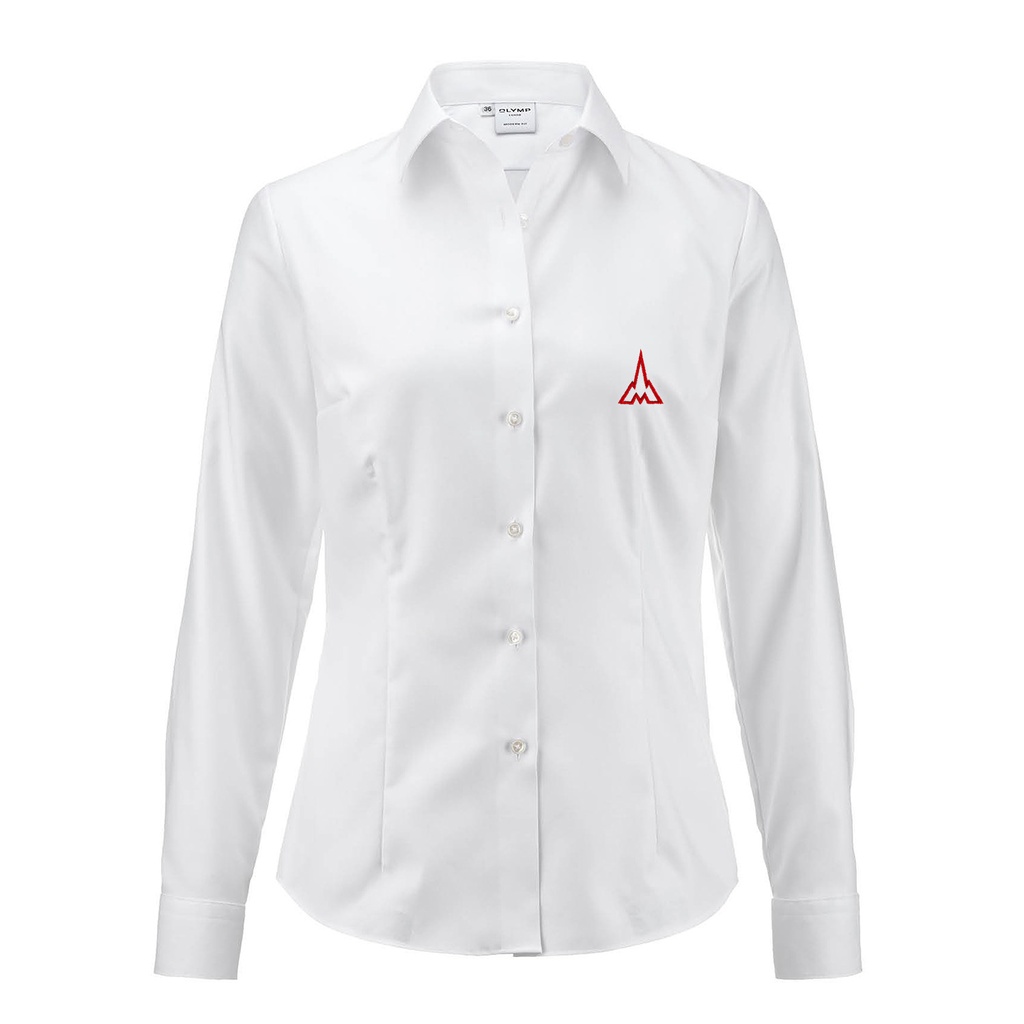 Olymp Bluse Modern Fit Twill