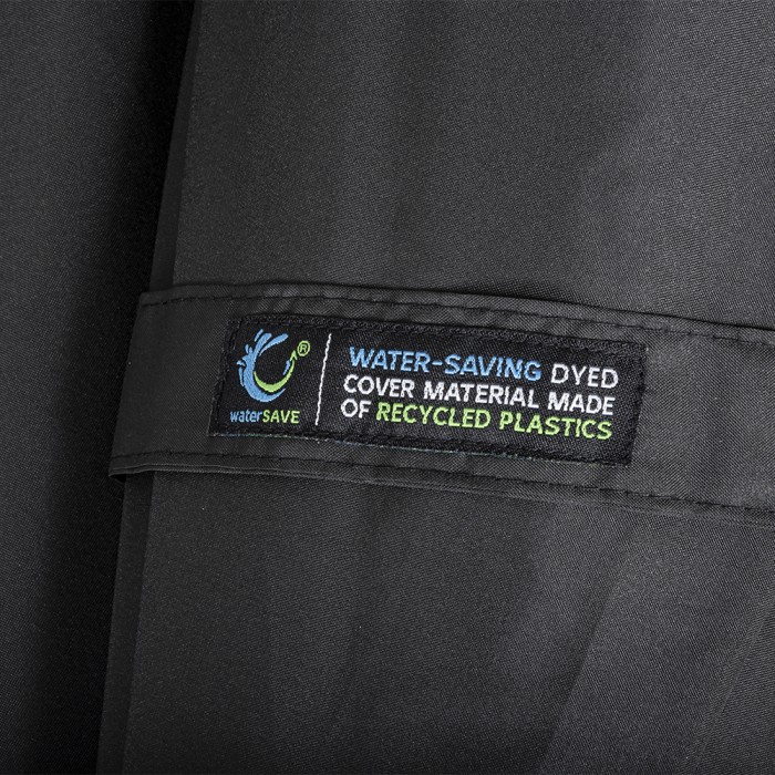 AOC-Taschenschirm recycelt, schwarz