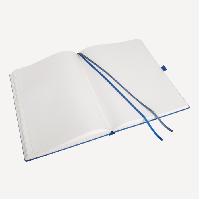 Notizbuch A4 recycelt, blau