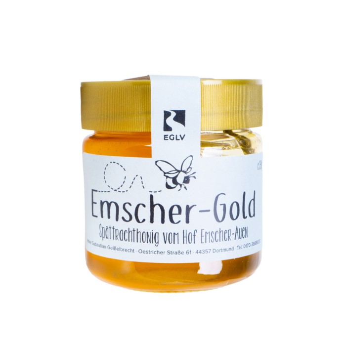 Honig "Emscher Gold" Spättrachthonig