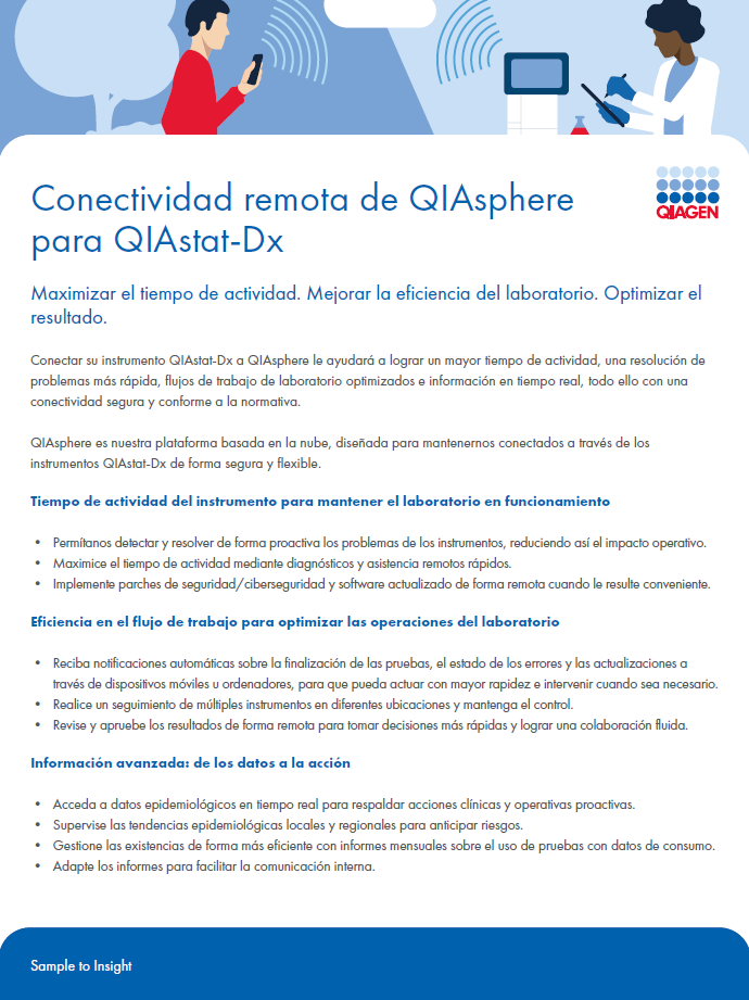 QIAsphere QIAstat-Dx Flyer IS 0126 ROW QPRO-14668_ES