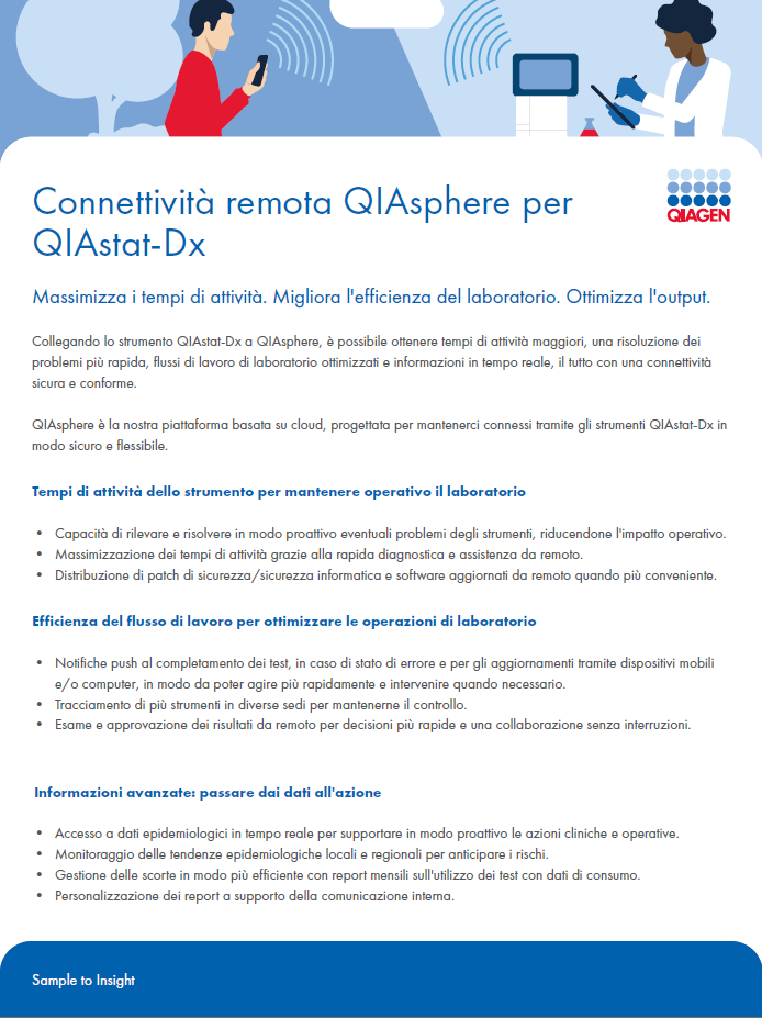 QIAsphere QIAstat-Dx Flyer IS 0126 ROW QPRO-14668_IT