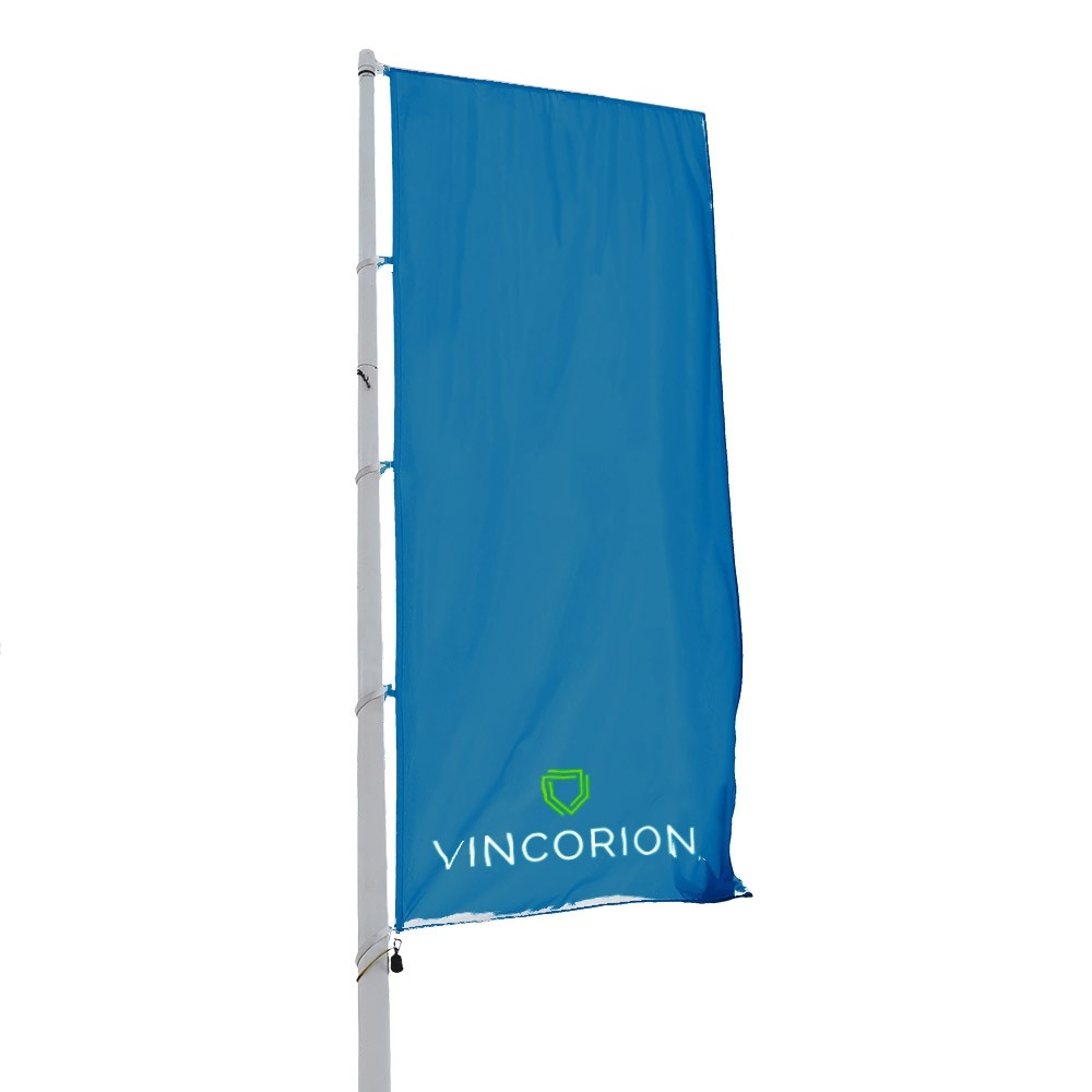Hochformatflagge ohne Auslegerfunktion