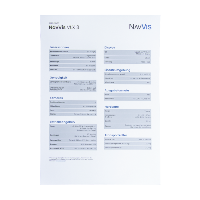 VLX 3 datasheet DE (20 pieces) 
