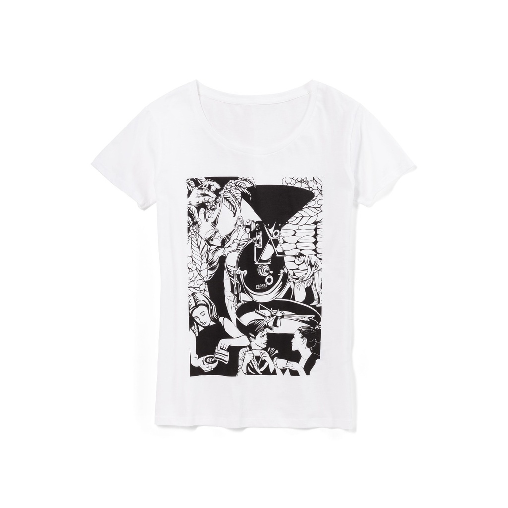 T-Shirt Coffee Journey Damen 