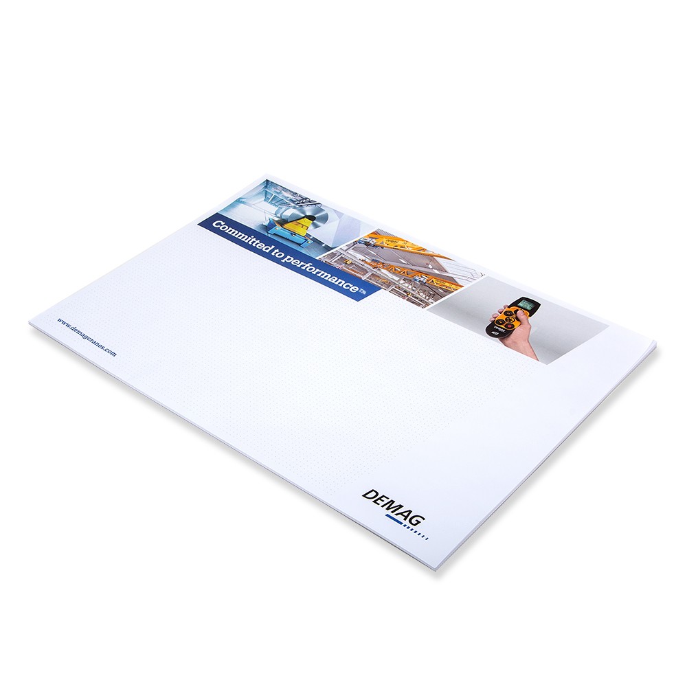 Schreibunterlage DEMAG (englisch) 