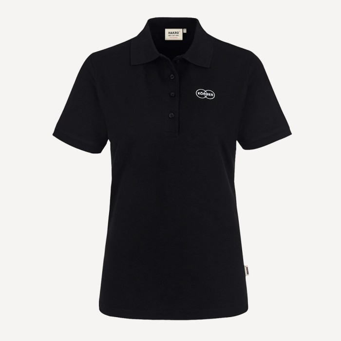 Hakro Poloshirt Damen, schwarz