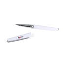 ETERNITY Rollerball weiß mit 3-fbg. BEW Logo