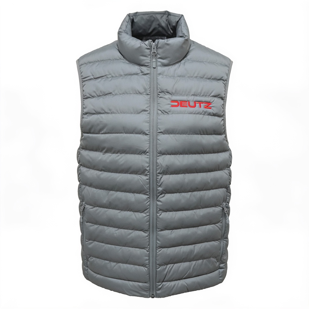 IQONIQ Meru Herren Bodywarmer aus recyceltem Polyester in Grau
